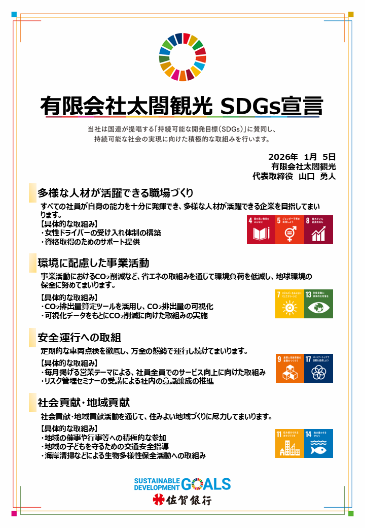 SDGs宣言書
