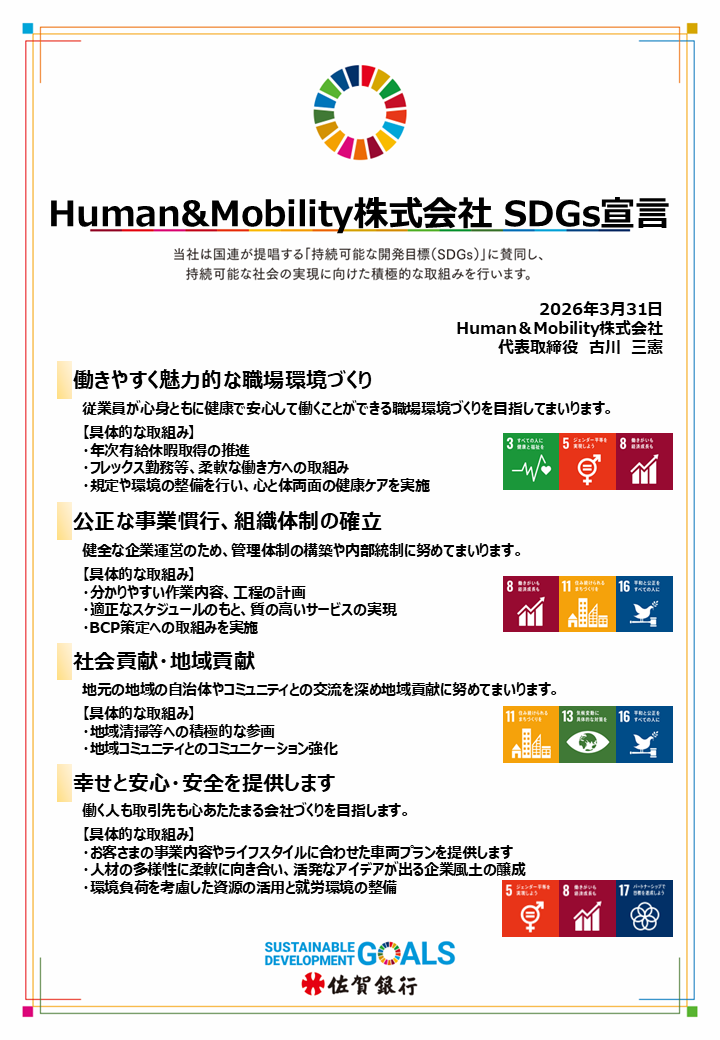 SDGs宣言書