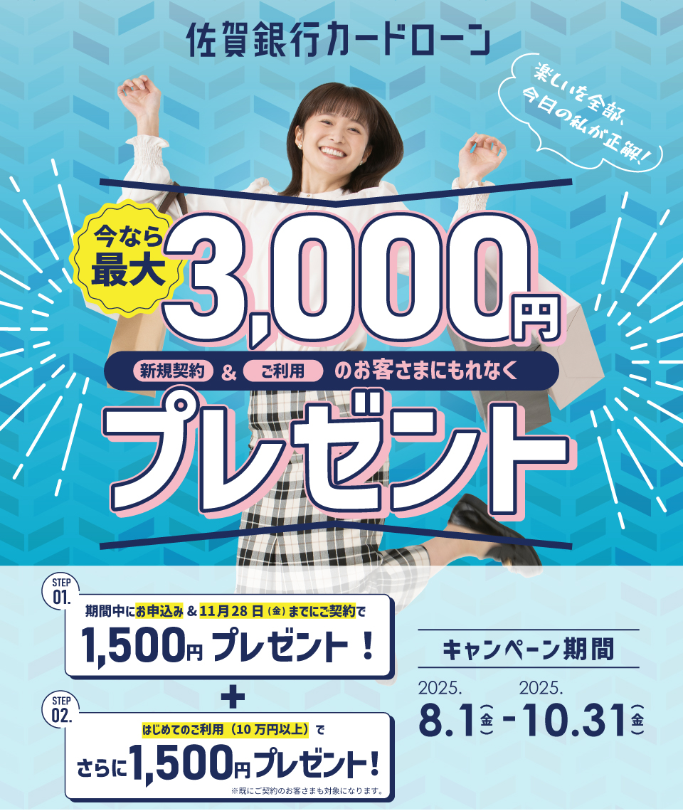 佐賀銀行カードローンキャンペーン